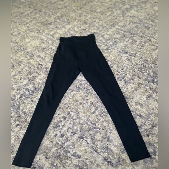 Enerful black maternity workout pants with side pockets size small - Picture 7 of 9